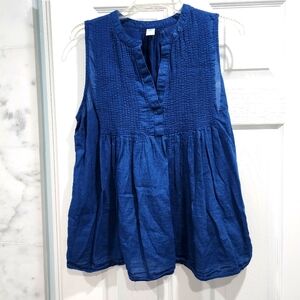 OLD Navy Maternity Top | Blue Navy | Flowy M | Comfy | Summer Blouse